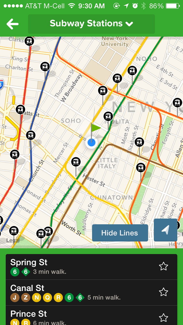 Citymapper Screenshots :: Mobile Patterns