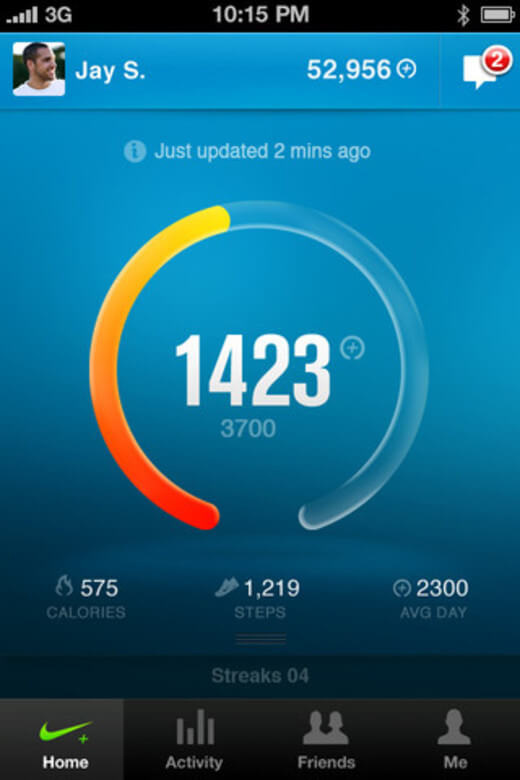 Nike Fuel Band Iphone App Screens UI UX :: Mobile